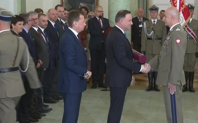 Prezydent A. Duda wręczył nominacje generalskie