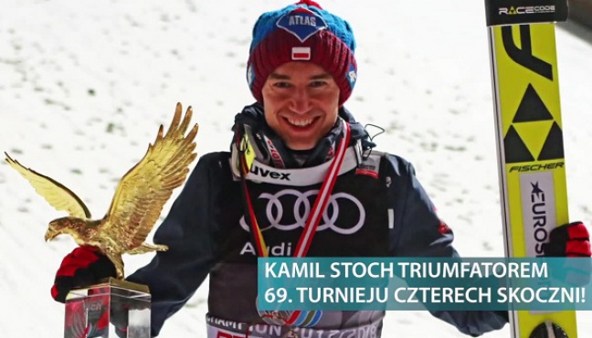Kamil Stoch triumfatorem Turnieju Czterech Skoczni