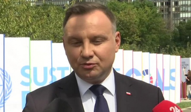 Prezydent Duda, Donald Trump mówił mi, że bardzo chce przyjechać do Polski