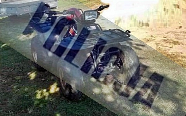  Uderzył z dużą prędkością quadem w mur