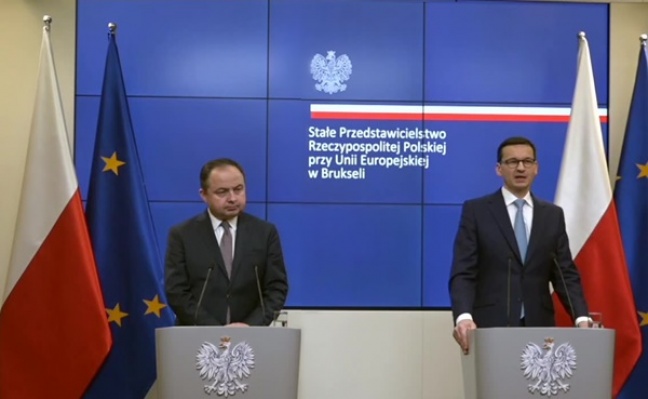 Morawiecki po spotkaniu z szefem KE