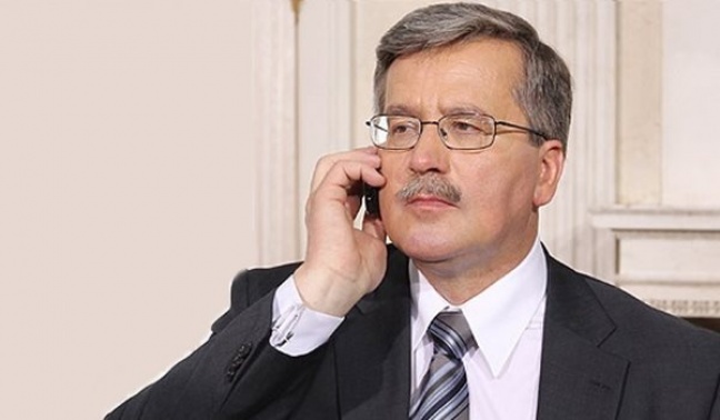 Komorowski rozmawiał z Obamą o Ukrainie