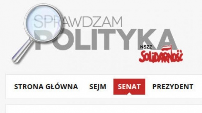 ,,Sprawdzam polityka?? - akcja Solidarności