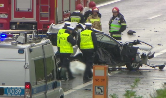 Tragiczny wypadek na autostradzie A2 pod Poznaniem