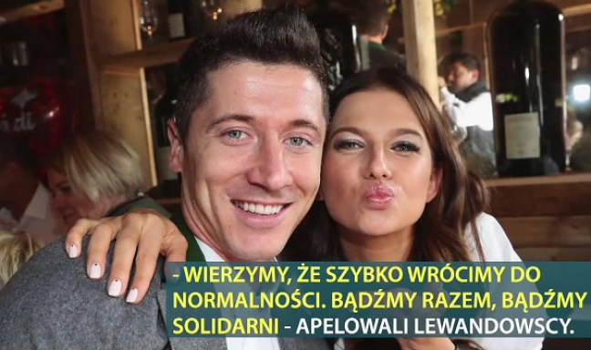 Anna i Robert Lewandowscy zaangażowali się w zwalczanie epidemii koronawirusa