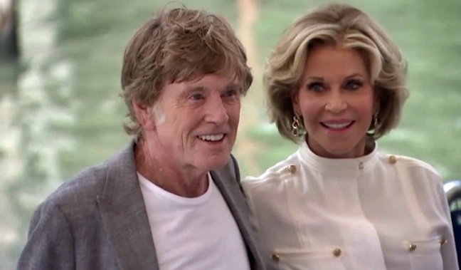 Jane Fonda i Robert Redford na Międzynarodowym Festiwalu Filmowym w Wenecji