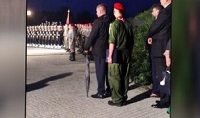 Nieprzyjemny incydent na Westerplatte