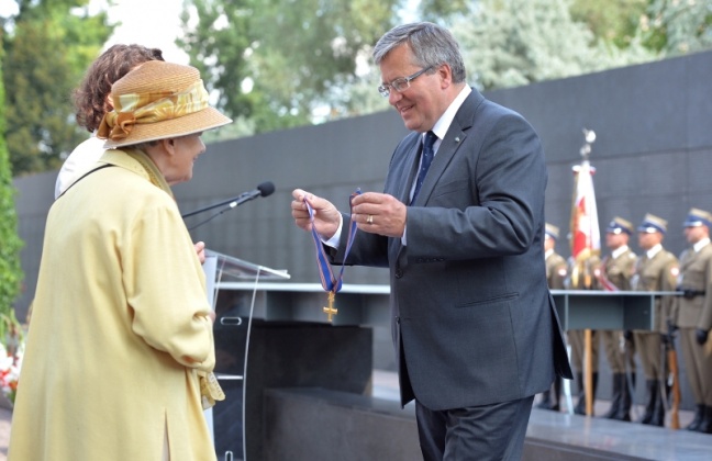 Prezydent uhonorował powstańców Warszawskich 