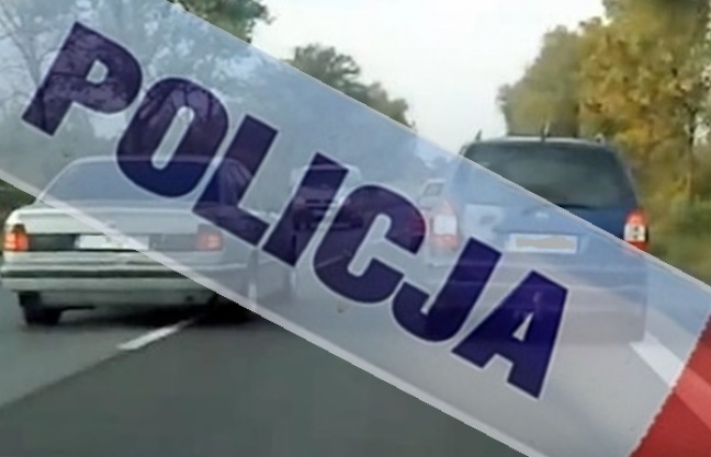 Kierowca w swej głupocie przeszedł sam siebie.